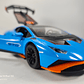 Lamborghini Huracán  AZUL ESCALA 1/24 Marca Jinglifang Luces Led- - Miniatura 2
