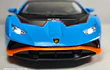 Lamborghini Huracán  AZUL ESCALA 1/24 Marca Jinglifang Luces Led-