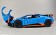 Lamborghini Huracán  AZUL ESCALA 1/24 Marca Jinglifang Luces Led-