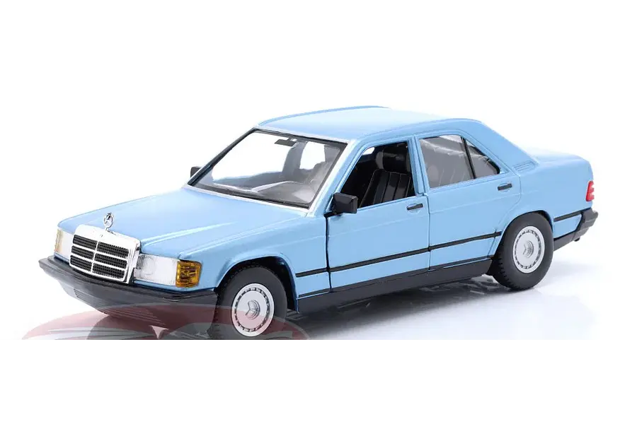 Mercedes Benz 190 E  Burago, Escala 1-24 AZUL