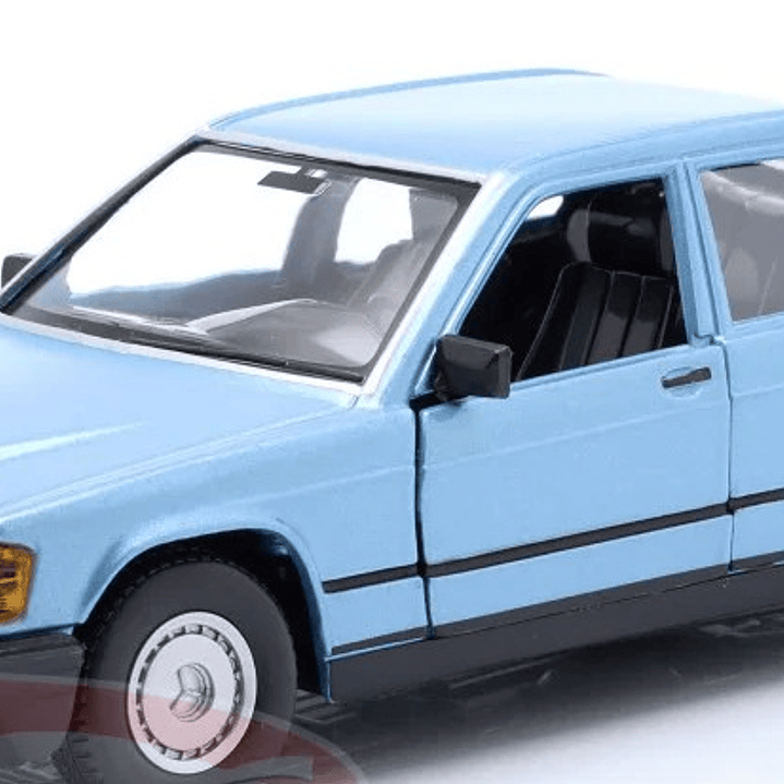 Mercedes Benz 190 E  Burago, Escala 1-24 AZUL 1