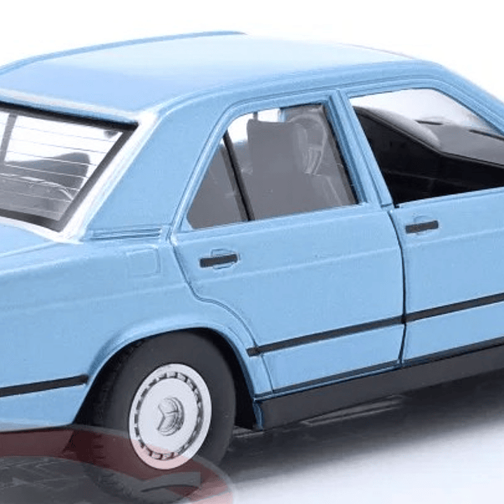 Mercedes Benz 190 E  Burago, Escala 1-24 AZUL 2