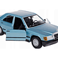 Mercedes Benz 190 E  Burago, Escala 1-24 AZUL - Miniatura 3