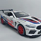 BMW M8 GTE BLANCO ESCALA 1:24 MARCA MINIAUTO - Miniatura 1