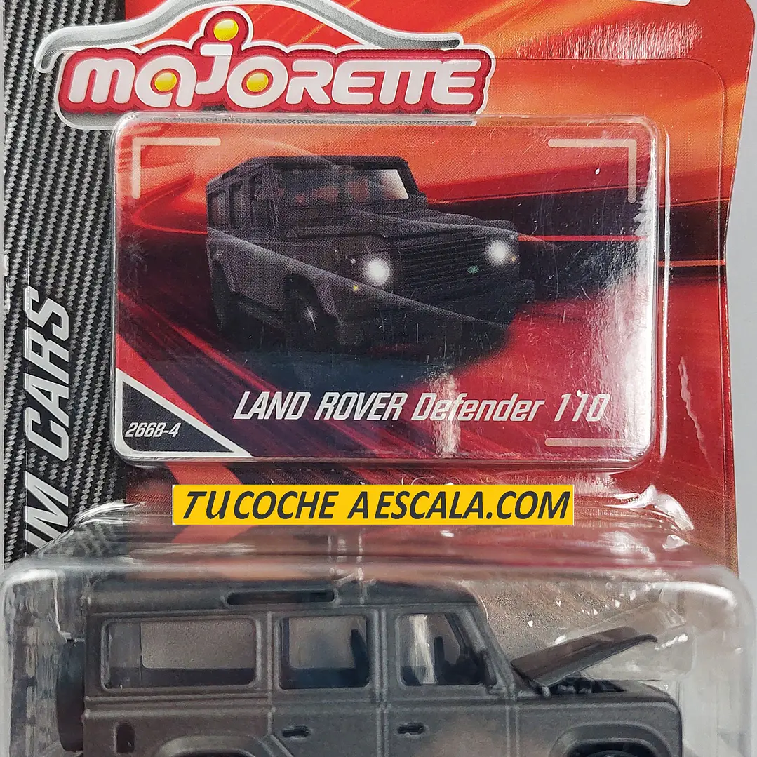 Land Rover Defender 110 Gris Escala 1/64 majorette 1