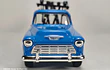 Grua Chevrolet Stepside Tow Truck 1955 Azul Carro A Escala Marca Welly