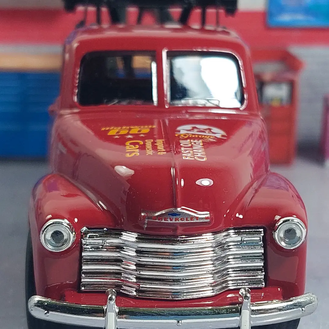 Grua Chevrolet 3100 Roja 1953 Escala 1/36 Marca Welly 2