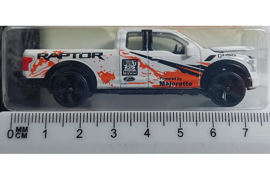 Ford Raptor Marca Majorette escla 1/64
