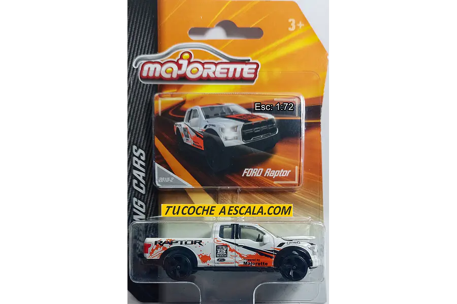 Ford Raptor Marca Majorette escla 1/64