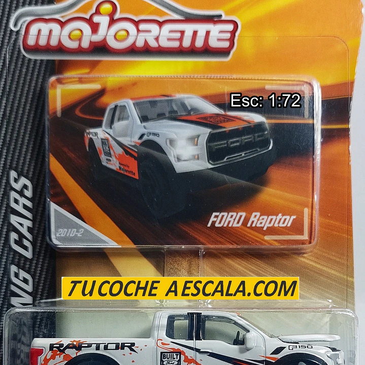 Ford Raptor Marca Majorette escla 1/64 1