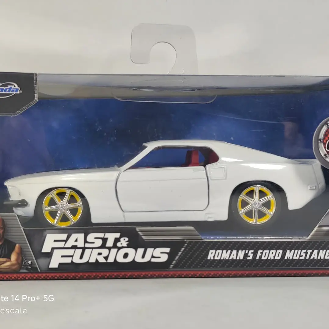 FORD MUSTANG 1969 DE ROMAN , RAPIDO Y FURIOSO 1/32 MARCA JADA 8