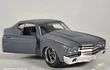 Chevrolet Chevelle 1955 GRIS Jada, Escala 1-32 De Dom