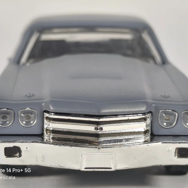 Chevrolet Chevelle 1955 GRIS Jada, Escala 1-32 De Dom 7