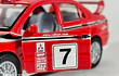 Mitsubishi Lancer Evo Vii Wrc , Escala 1/36 marca Kinsmart