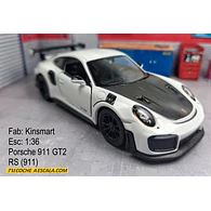 Porsche GT2 RS BLANCO Escala 1/36 Marca KINSMART- COPIAR