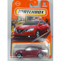  Nissan Sentra 2016 rojo 1-64 Matchbox
