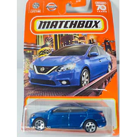  Nissan Sentra 2016 azul 1-64 Matchbox