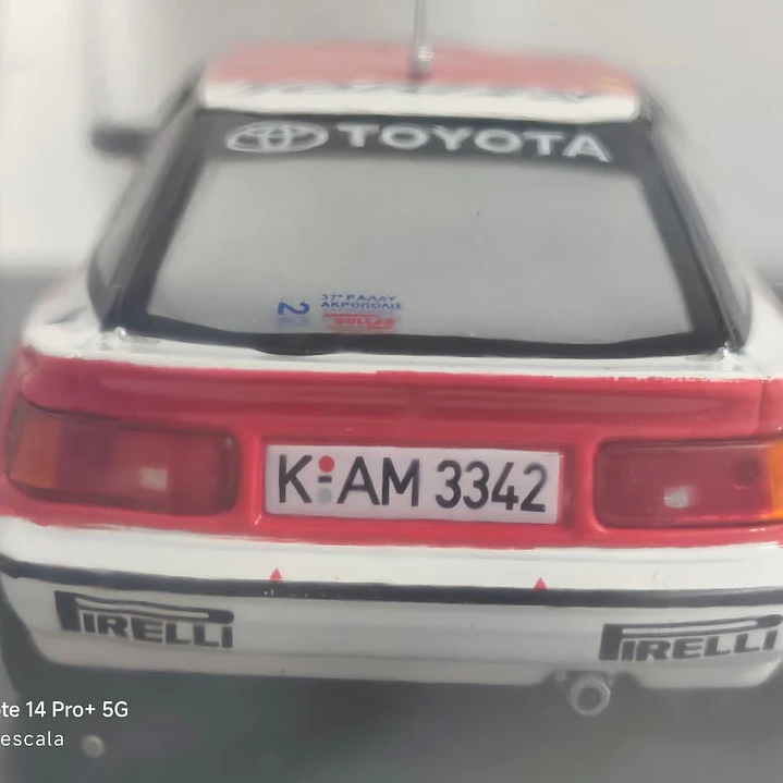TOYOTA celica GT 1990 , Escala 1:43, Marca Ixo 2