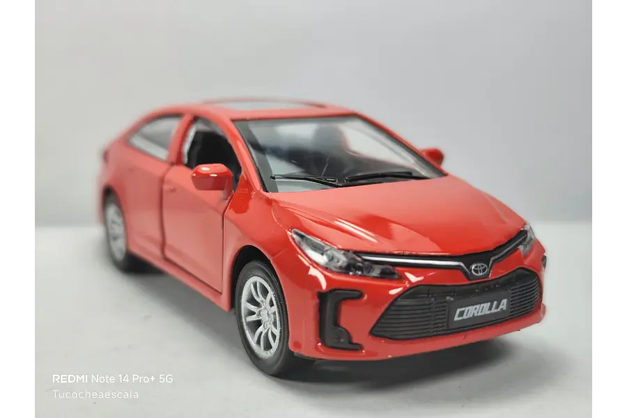 Toyota Corolla Rojo MARCA CHINA 1/36