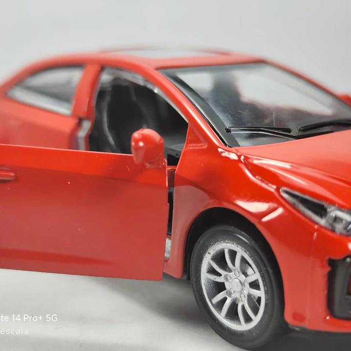 Toyota Corolla Rojo MARCA CHINA 1/36 8