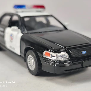 Ford Crown Victoria de policia Marca Kinsmart 1/36