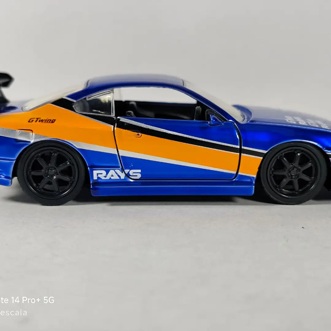 Nissan Silvia S15 2001, marca jada, Escala 1-32 2