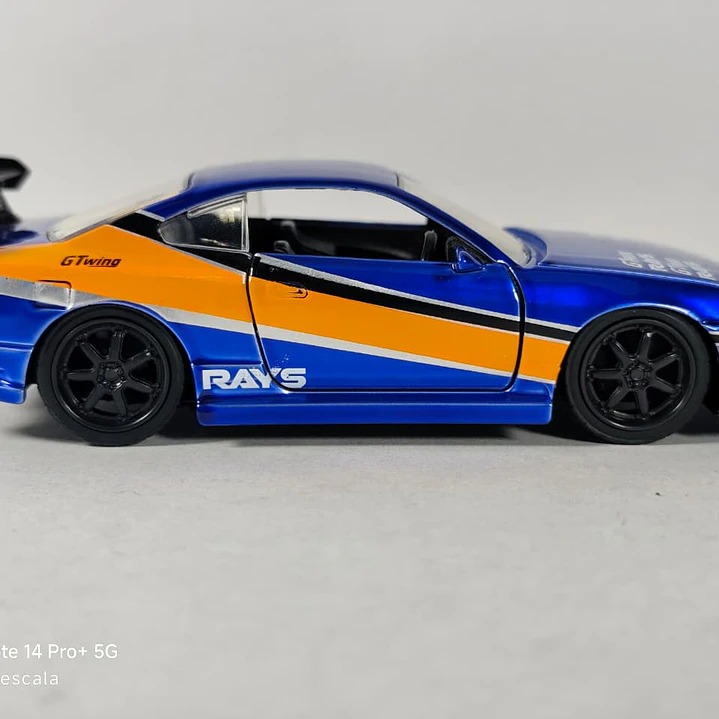 Nissan Silvia S15 2001, marca jada, Escala 1-32 2