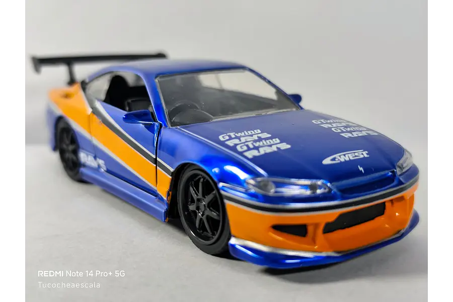 Nissan Silvia S15 2001, marca jada, Escala 1-32
