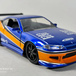 Nissan Silvia S15 2001, marca jada, Escala 1-32
