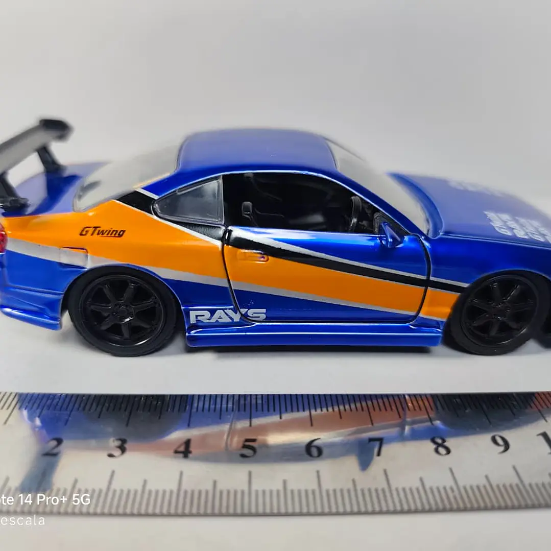 Nissan Silvia S15 2001, marca jada, Escala 1-32 8