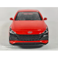 Hyundai Elantra Rojo escala 1/36 Chino Luces Led