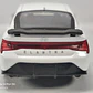 Hyundai Elantra Blanco escala 1/36 Chino Luces Led - Miniatura 3