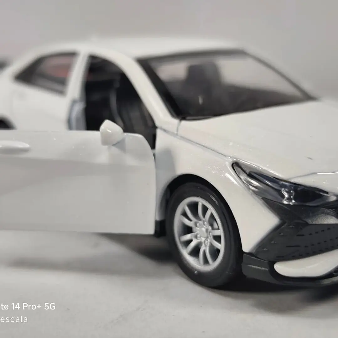 Hyundai Elantra Blanco escala 1/36 Chino Luces Led 6