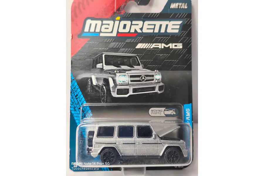 Mercedes Benz AMG G63 PLATEADO 1/64 Majorette