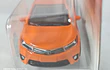 Toyota Corolla naranja escala 1/64 Marca Majorette 