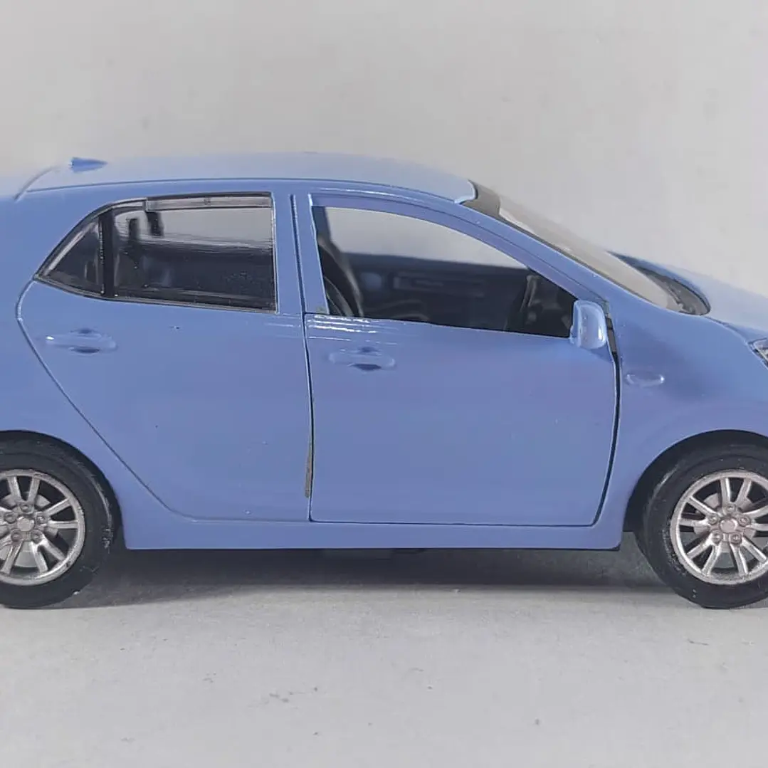 Kia Picanto AZUL Escala 1/36 Marca china luces LED 3