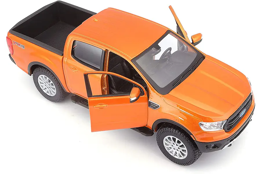 Ford Ranger 2019 Naranja marca maisto , escala 1/24