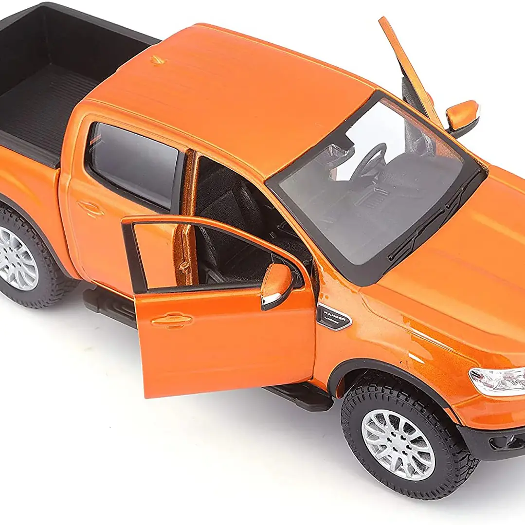 Ford Ranger 2019 Naranja marca maisto , escala 1/24 1