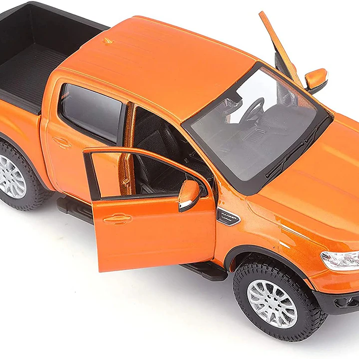 Ford Ranger 2019 Naranja marca maisto , escala 1/24 1