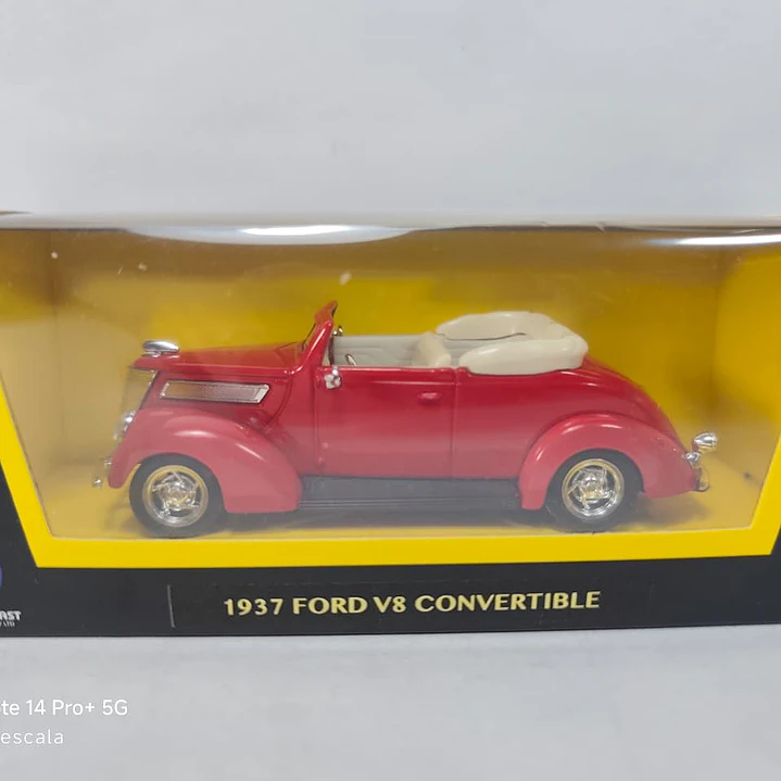 FORD V8 1937 ESCALA 1/43 MARCA YATMING 6