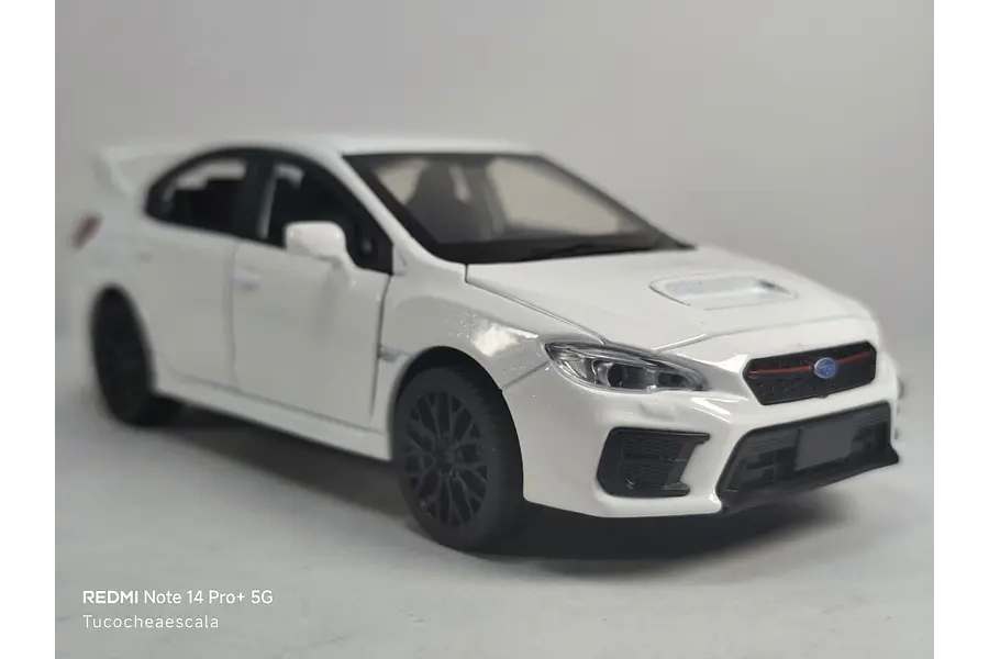 Subaru IMPREZA Blanco 1/32 MARCA QY TOYS