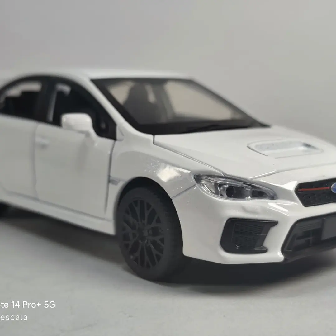 Subaru IMPREZA Blanco 1/32 MARCA QY TOYS 3