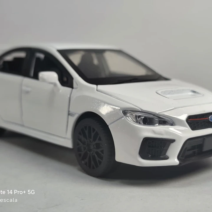 Subaru IMPREZA Blanco 1/32 MARCA QY TOYS 3