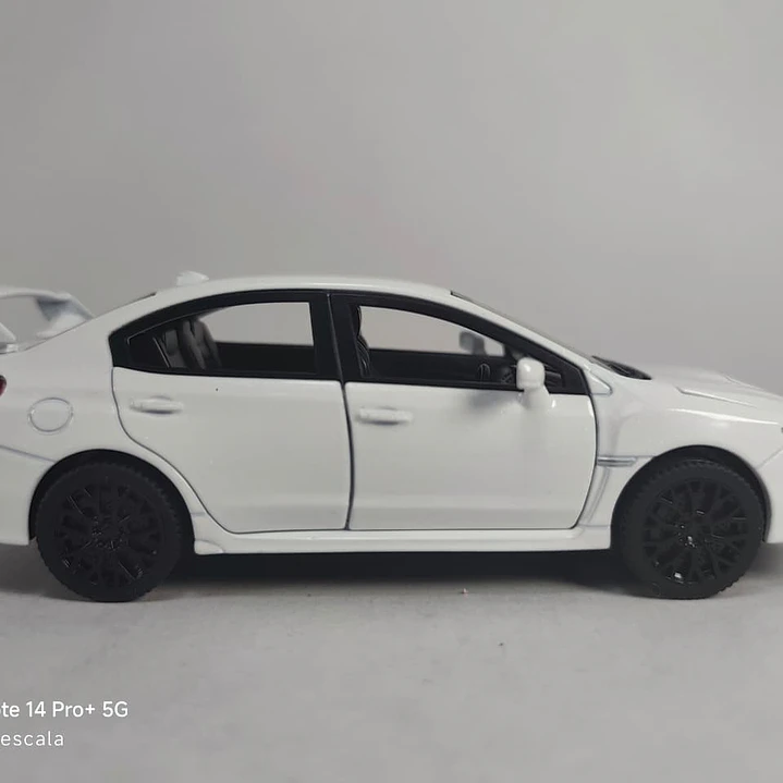 Subaru IMPREZA Blanco 1/32 MARCA QY TOYS 4