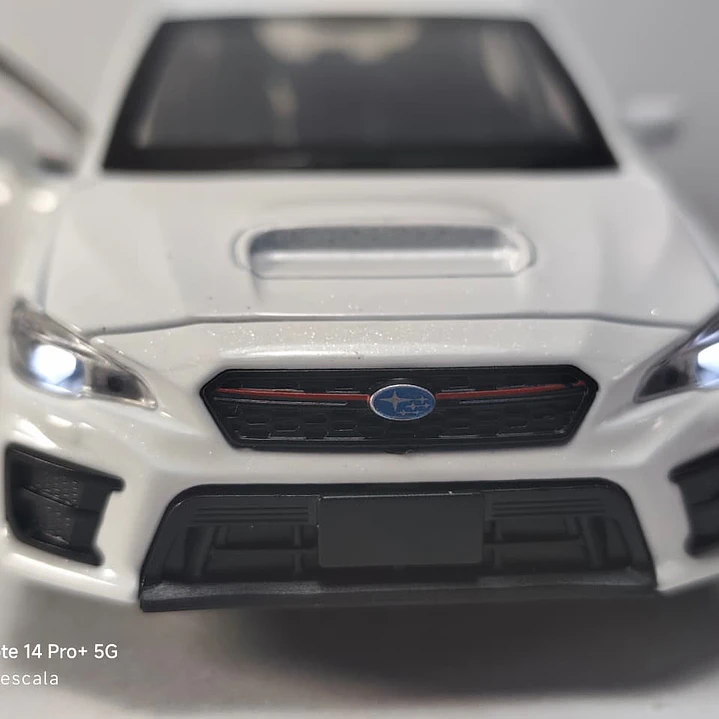 Subaru IMPREZA Blanco 1/32 MARCA QY TOYS 7