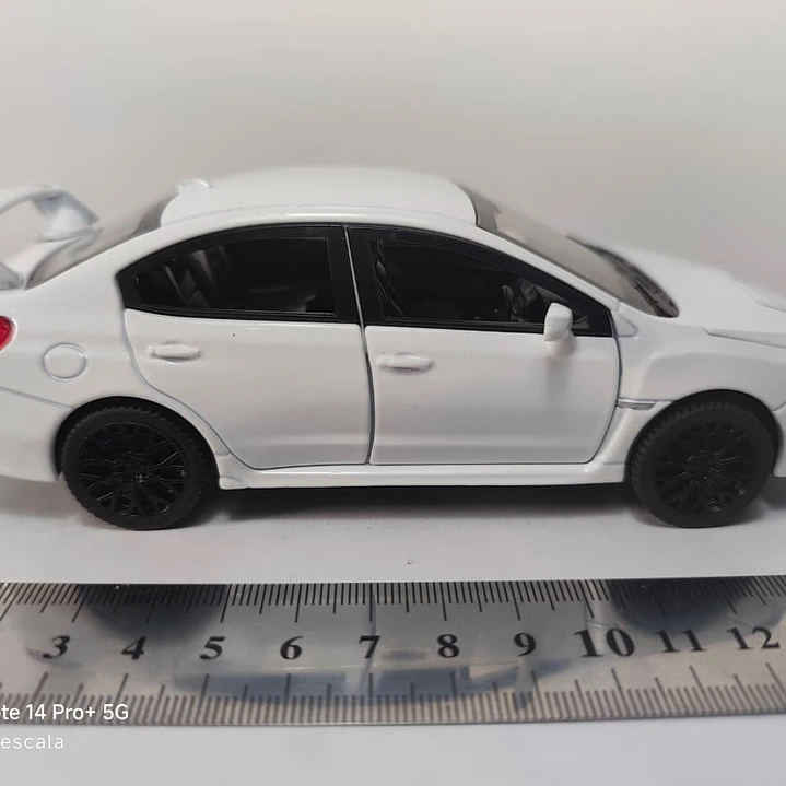 Subaru IMPREZA Blanco 1/32 MARCA QY TOYS 9