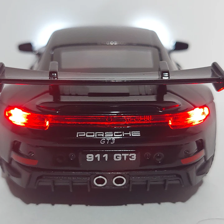 Porsche 911 GT3 negro Escala 1-32 Chiyuan 5