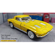 Chevrolet Corvette Stingray Amarillo 1963, Escala 1/34