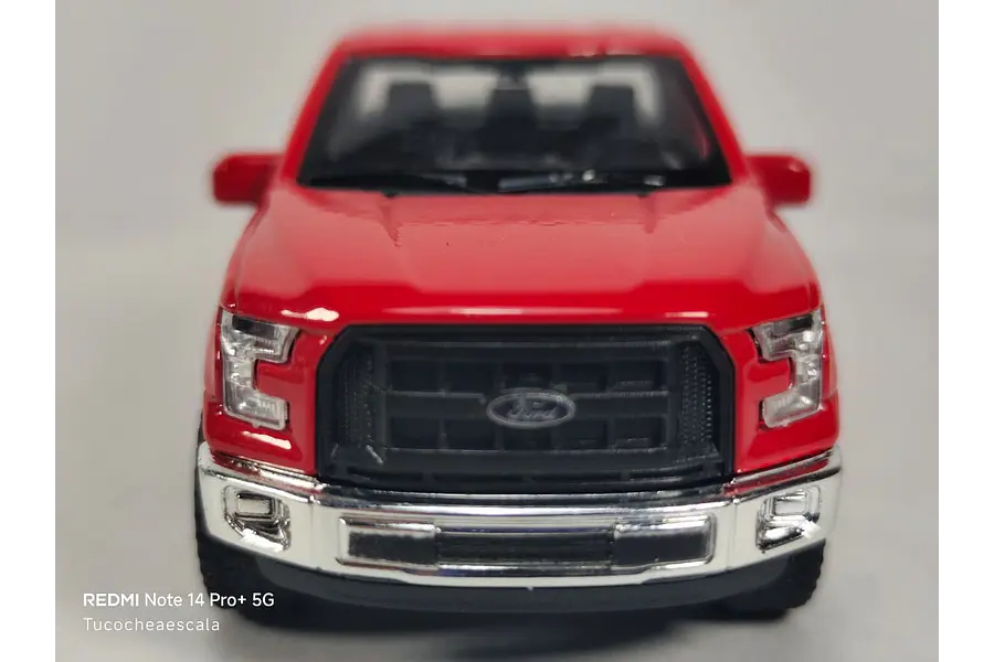 FORD F 150 rojo , ESCALA 1/36, WELLY 