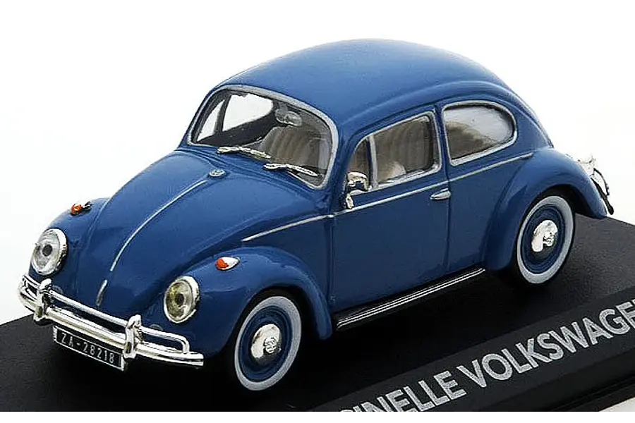 Volkswagen escarabajo, Ixo, azul Escala 1-43